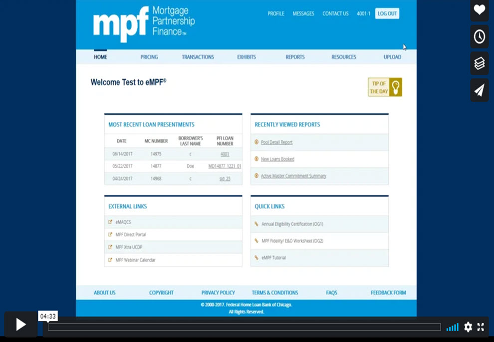 Demo: New Delivery Commitment - MPF Xtra