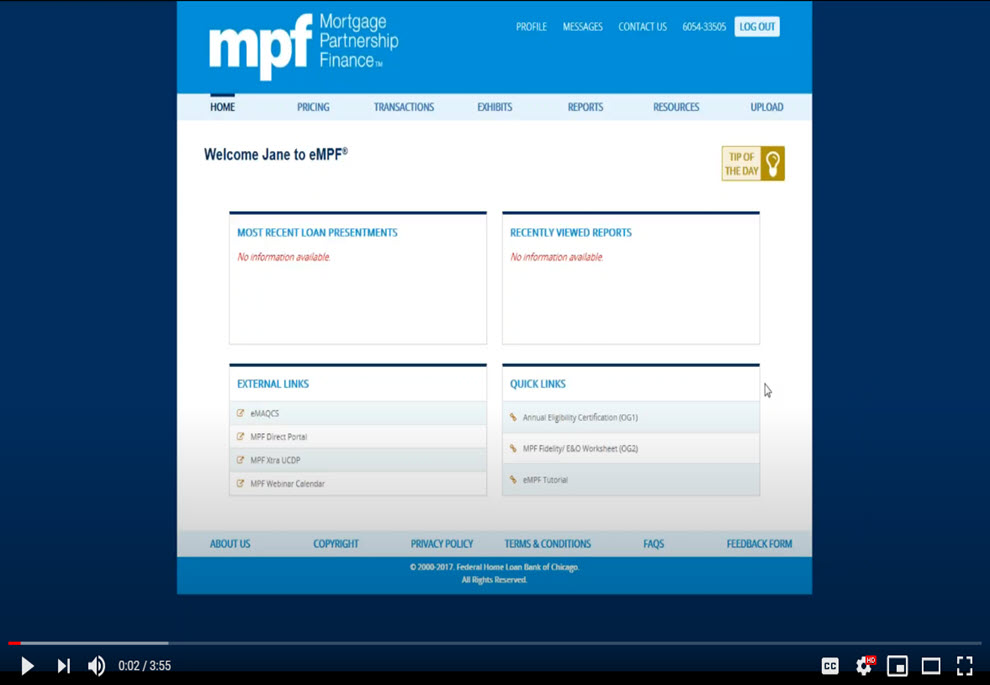 Demo: Submitting a Batch for the MPF Xtra Product